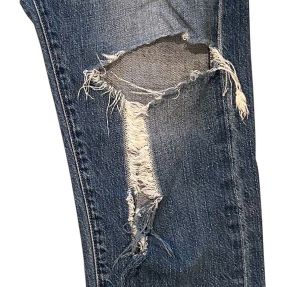 Lucky Brand Sienna Slim Boyfriend Distressed Jeans - Picture 8 of 9